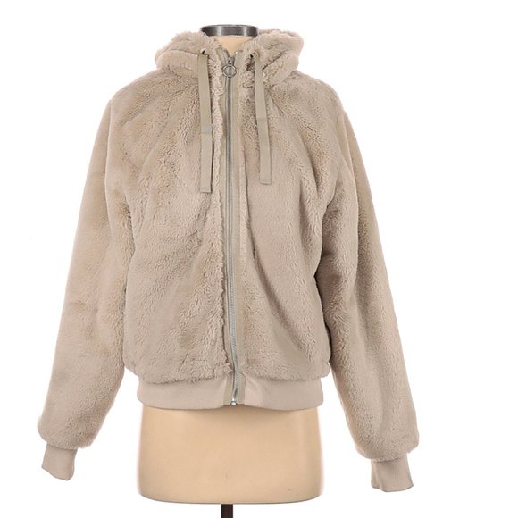 Athleta - Faux Fur Cropped Jacket (s)